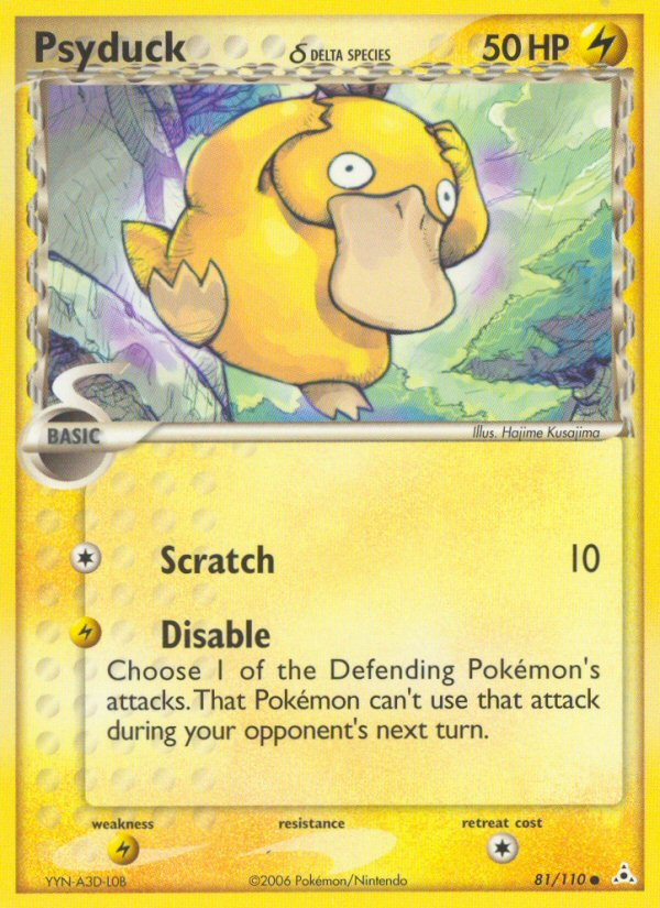 Psyduck (81/110) (Delta Species) [EX: Holon Phantoms] | L.A. Mood Comics and Games