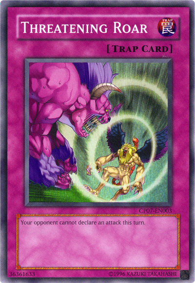 Threatening Roar [CP07-EN003] Super Rare | L.A. Mood Comics and Games