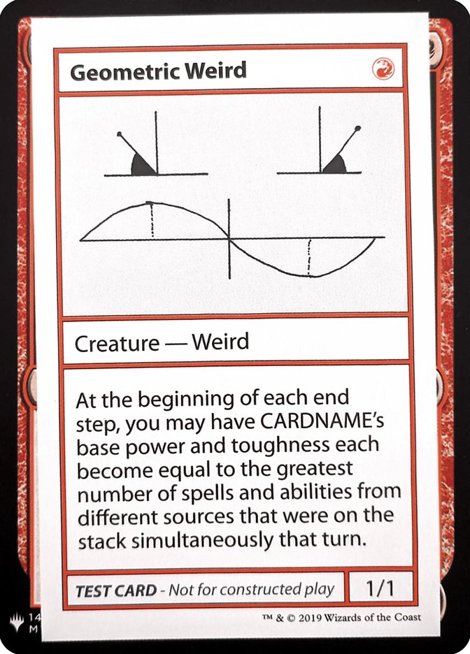 Geometric Weird [Mystery Booster Playtest Cards] | L.A. Mood Comics and Games
