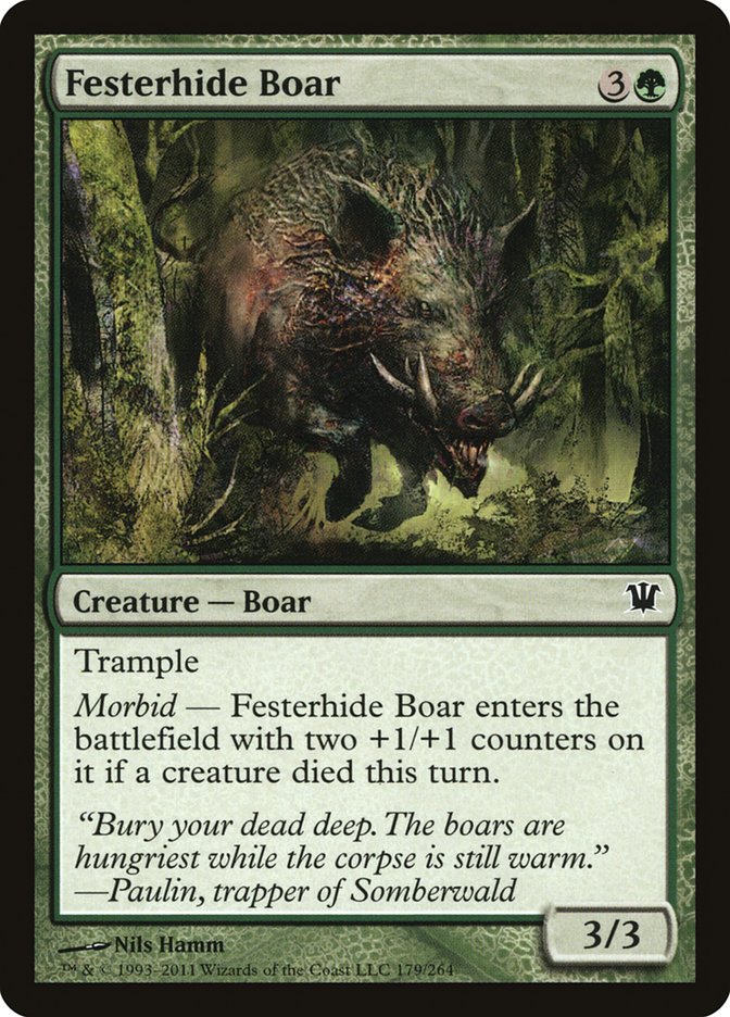 Festerhide Boar [Innistrad] | L.A. Mood Comics and Games