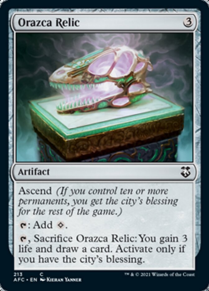 Orazca Relic [Dungeons & Dragons: Adventures in the Forgotten Realms Commander] | L.A. Mood Comics and Games