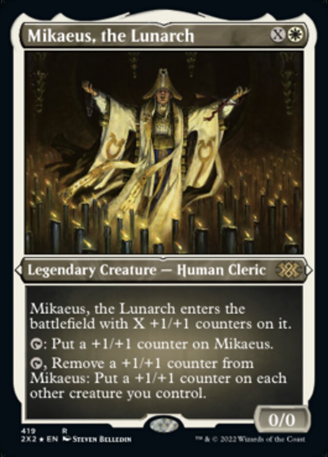 Mikaeus, the Lunarch (Foil Etched) [Double Masters 2022] | L.A. Mood Comics and Games