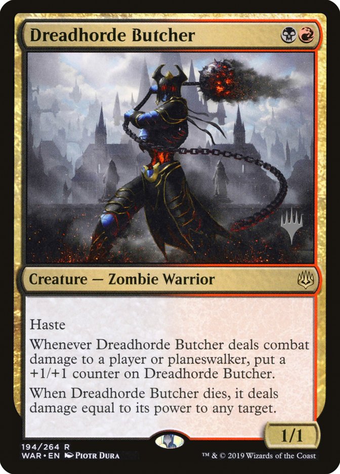 Dreadhorde Butcher (Promo Pack) [War of the Spark Promos] | L.A. Mood Comics and Games