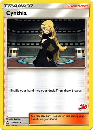 Cynthia (119/156) (Charizard Stamp #50) [Battle Academy 2020] | L.A. Mood Comics and Games