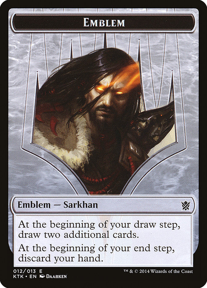Sarkhan, the Dragonspeaker Emblem [Khans of Tarkir Tokens] | L.A. Mood Comics and Games