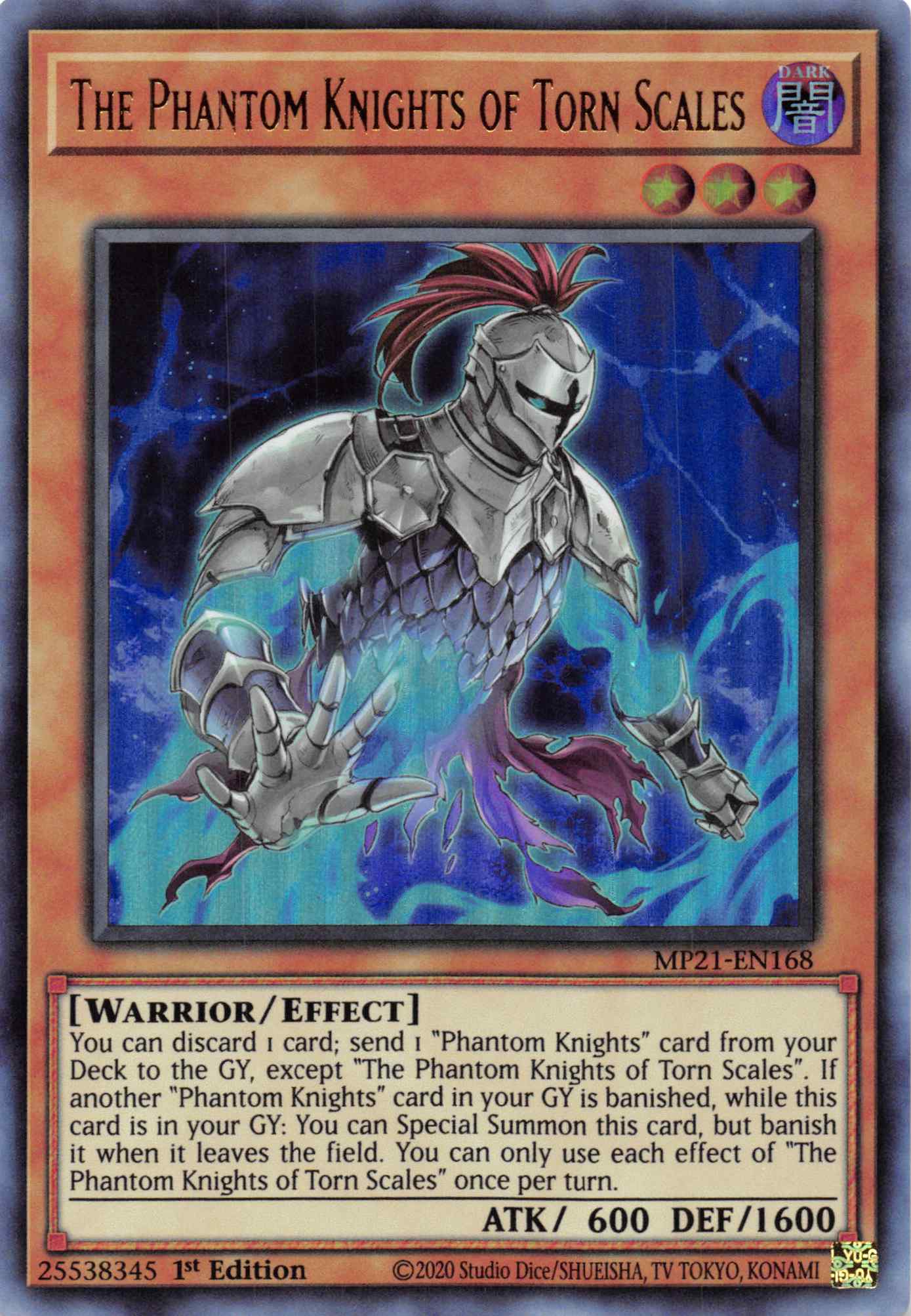 The Phantom Knights of Torn Scales [MP21-EN168] Ultra Rare | L.A. Mood Comics and Games