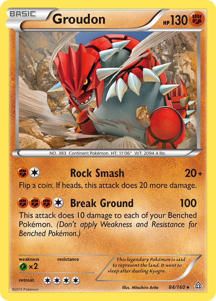 Groudon (84/160) [XY: Primal Clash] | L.A. Mood Comics and Games