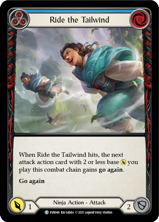 Ride the Tailwind (Blue) [EVR046] (Everfest)  1st Edition Normal | L.A. Mood Comics and Games