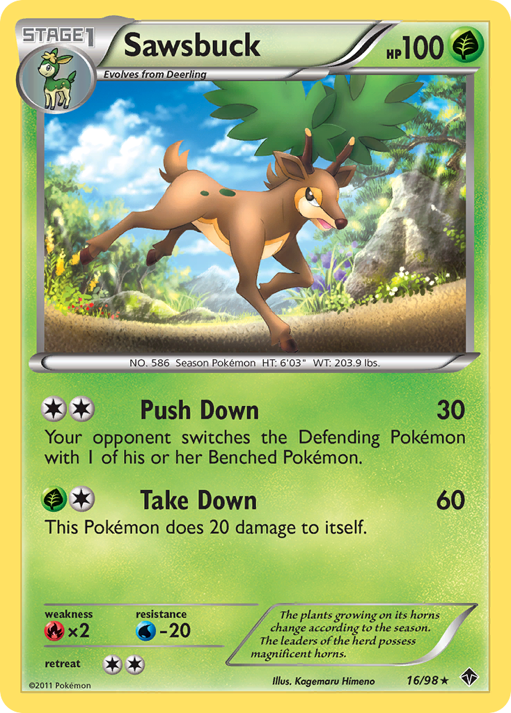 Sawsbuck (16/98) [Black & White: Emerging Powers] | L.A. Mood Comics and Games