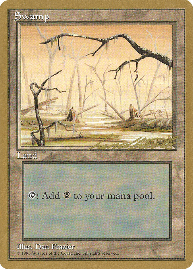 Swamp (ll370) (Leon Lindback) [Pro Tour Collector Set] | L.A. Mood Comics and Games
