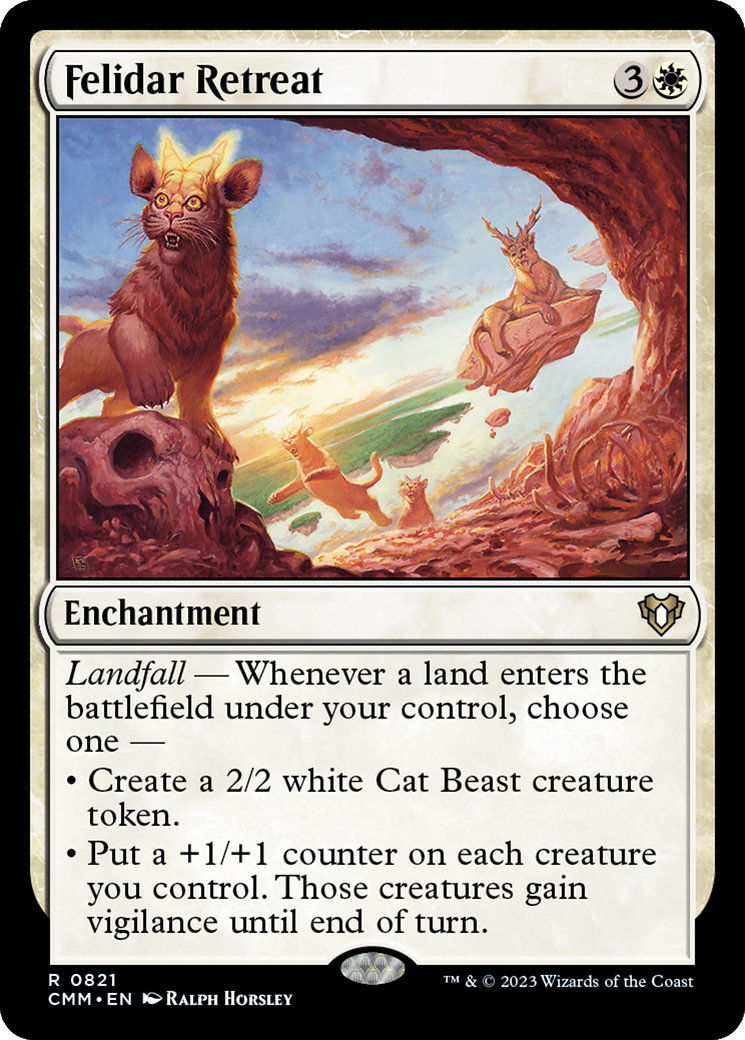 Felidar Retreat [Commander Masters] | L.A. Mood Comics and Games