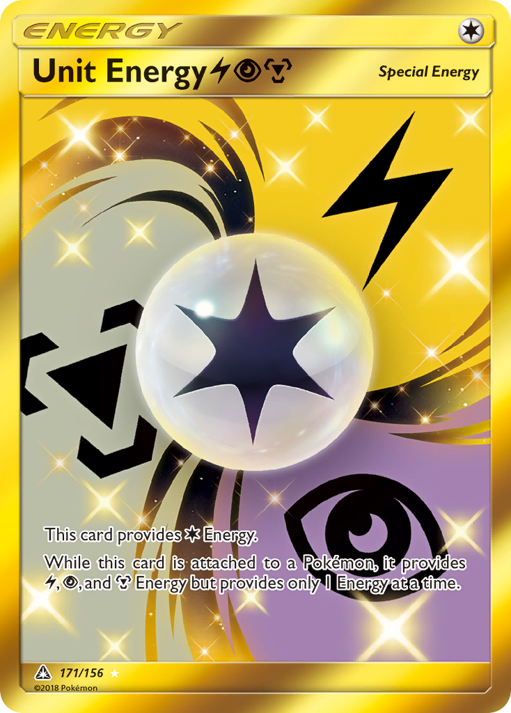 Unit Energy (171/156) (Lightning, Psychic, Metal) [Sun & Moon: Ultra Prism] | L.A. Mood Comics and Games