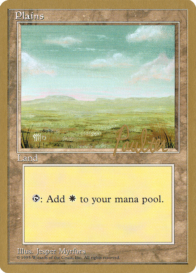 Plains (pp364) (Preston Poulter) [Pro Tour Collector Set] | L.A. Mood Comics and Games