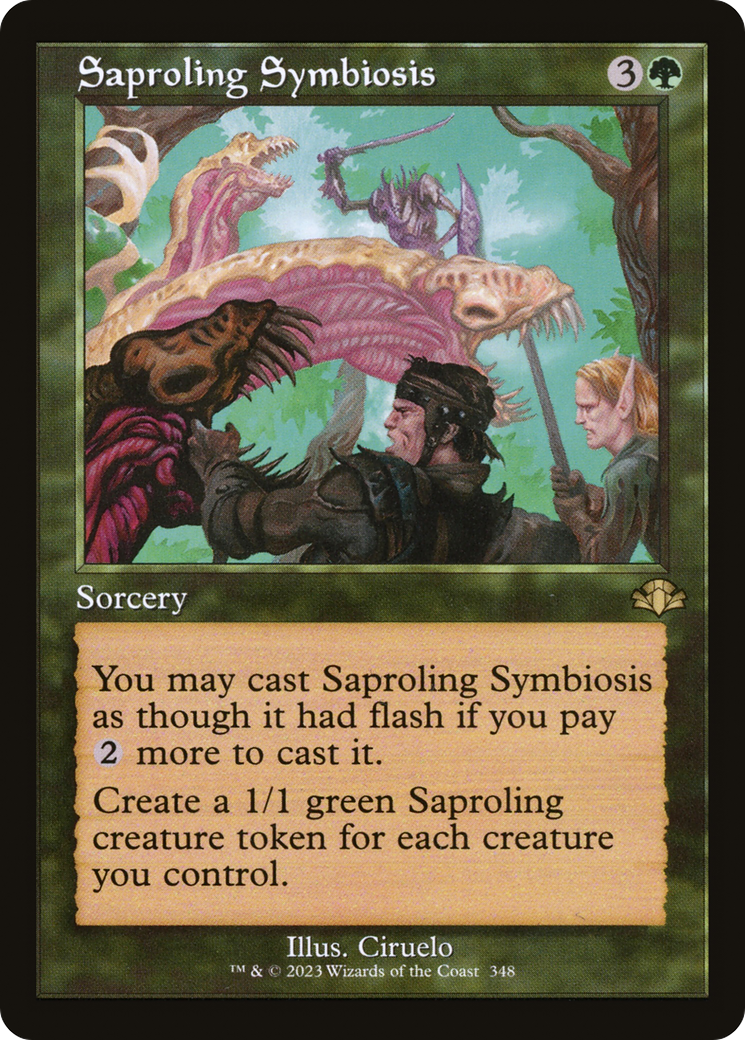 Saproling Symbiosis (Retro) [Dominaria Remastered] | L.A. Mood Comics and Games