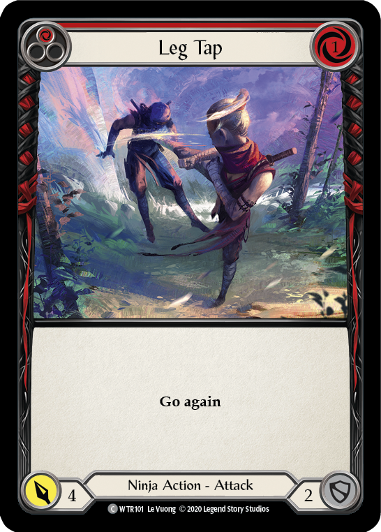 Leg Tap (Red) [U-WTR101] (Welcome to Rathe Unlimited)  Unlimited Normal | L.A. Mood Comics and Games