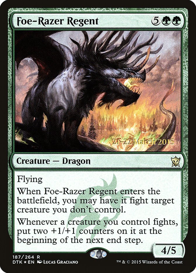 Foe-Razer Regent [Dragons of Tarkir Prerelease Promos] | L.A. Mood Comics and Games