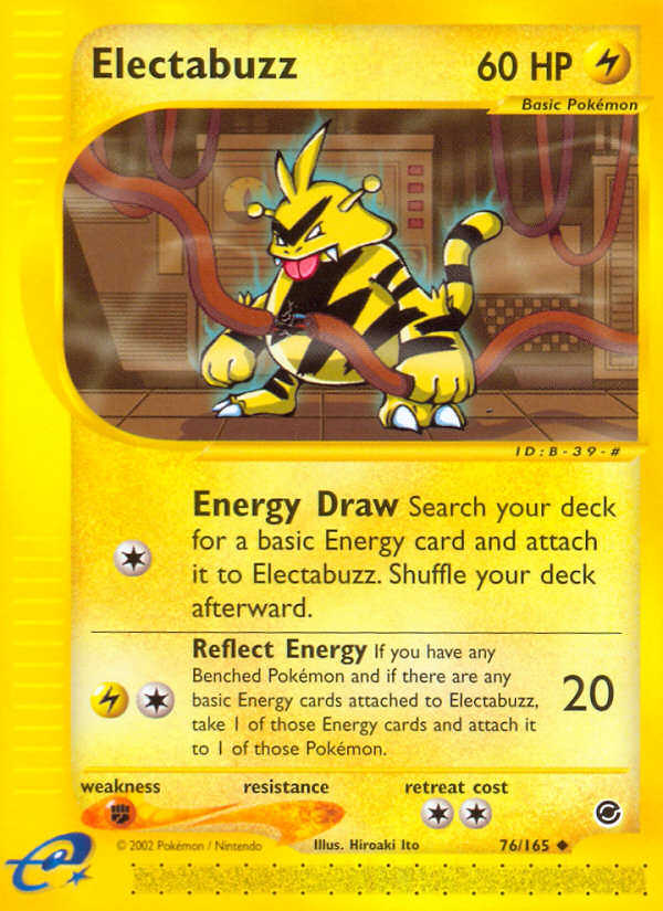 Electabuzz (76/165) [Expedition: Base Set] | L.A. Mood Comics and Games