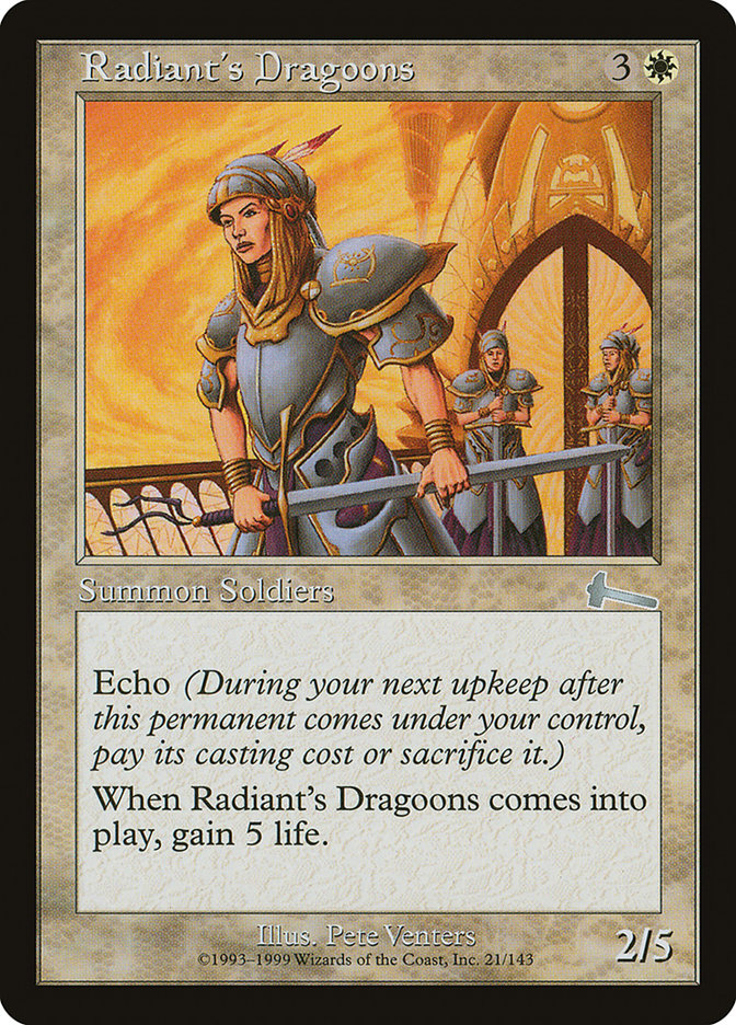 Radiant's Dragoons [Urza's Legacy] | L.A. Mood Comics and Games