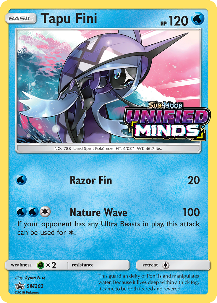 Tapu Fini (SM203) [Sun & Moon: Black Star Promos] | L.A. Mood Comics and Games