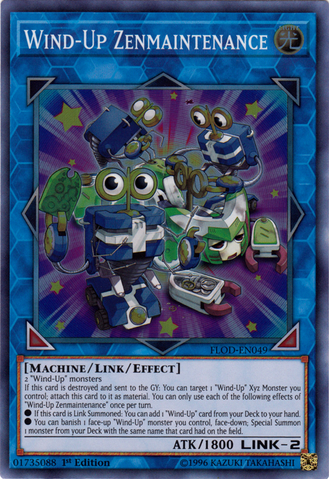 Wind-Up Zenmaintenance [FLOD-EN049] Super Rare | L.A. Mood Comics and Games