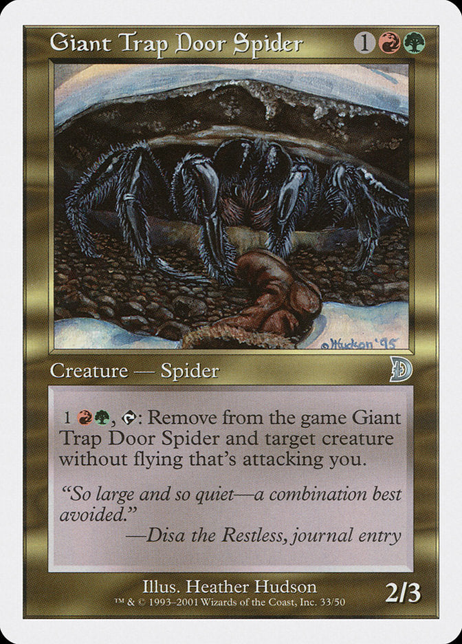 Giant Trap Door Spider [Deckmasters] | L.A. Mood Comics and Games