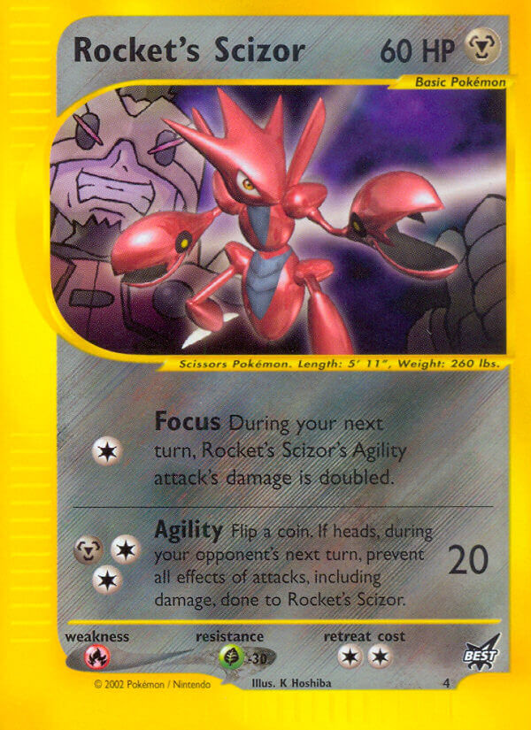 Rocket's Scizor (4) [Best of Promos] | L.A. Mood Comics and Games
