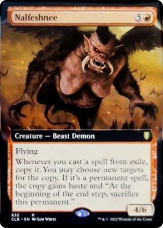 Nalfeshnee (Extended Art) [Commander Legends: Battle for Baldur's Gate] | L.A. Mood Comics and Games