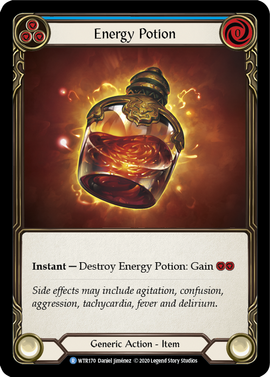 Energy Potion [U-WTR170] (Welcome to Rathe Unlimited)  Unlimited Rainbow Foil | L.A. Mood Comics and Games