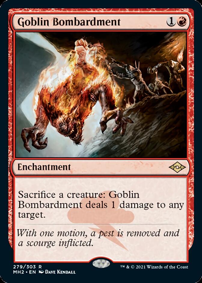 Goblin Bombardment (Foil Etched) [Modern Horizons 2] | L.A. Mood Comics and Games