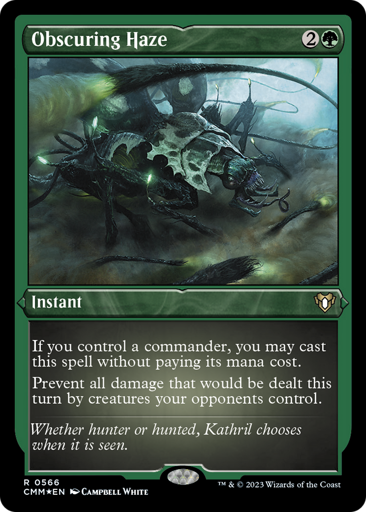 Obscuring Haze (Foil Etched) [Commander Masters] | L.A. Mood Comics and Games