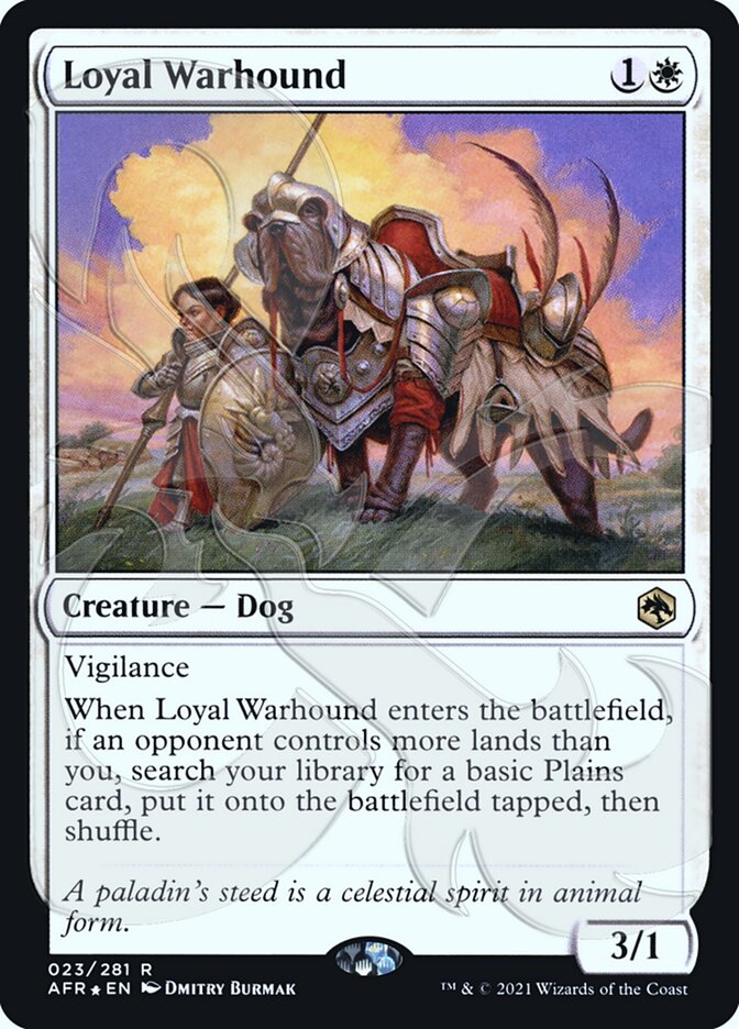 Loyal Warhound (Ampersand Promo) [Dungeons & Dragons: Adventures in the Forgotten Realms Promos] | L.A. Mood Comics and Games