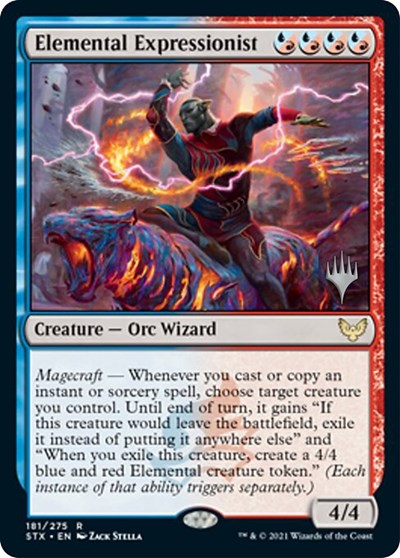 Elemental Expressionist (Promo Pack) [Strixhaven: School of Mages Promos] | L.A. Mood Comics and Games