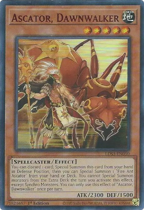 Ascator, Dawnwalker (Red) [LDS3-EN050] Ultra Rare | L.A. Mood Comics and Games