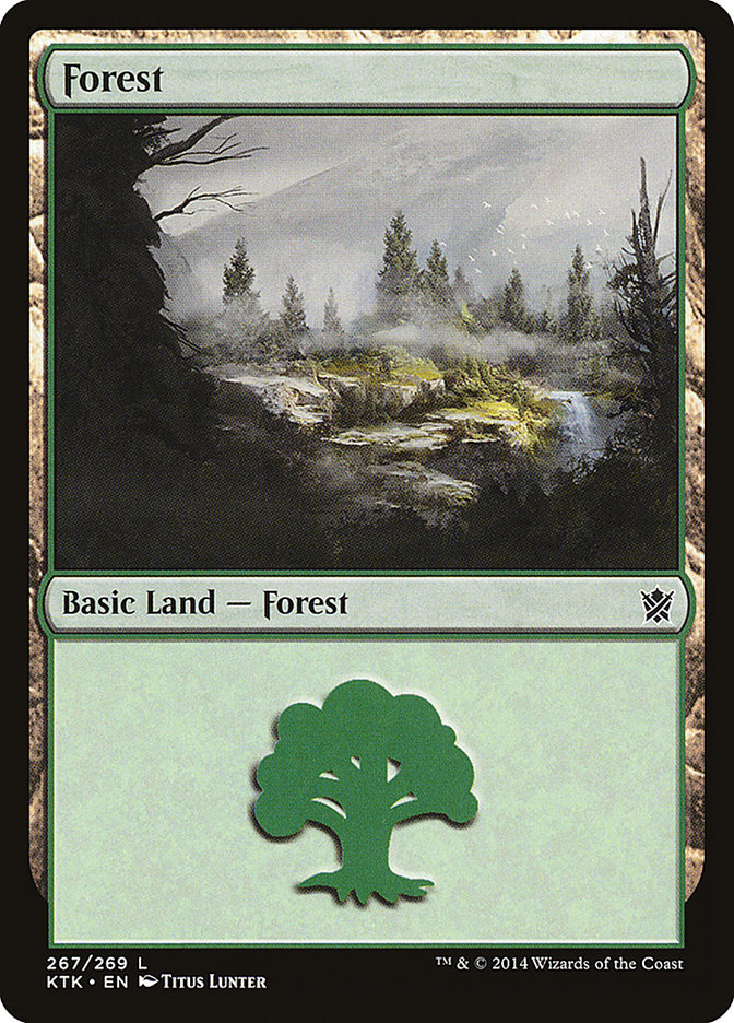 Forest (267) [Khans of Tarkir] | L.A. Mood Comics and Games