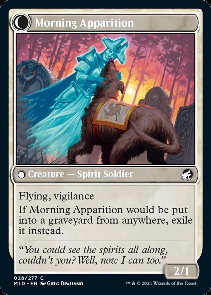 Mourning Patrol // Morning Apparition [Innistrad: Midnight Hunt] | L.A. Mood Comics and Games