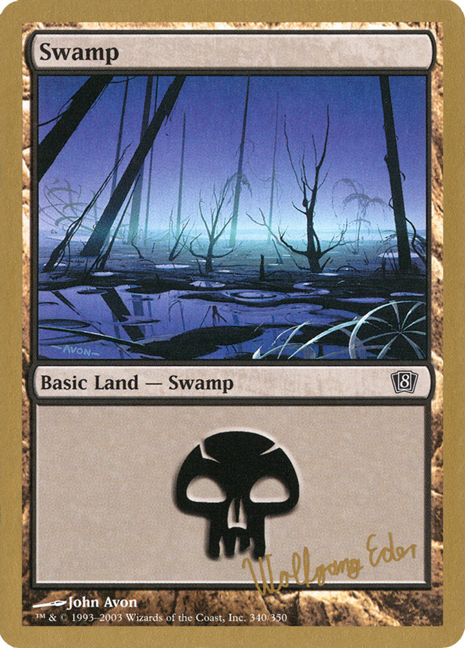 Swamp (we340) (Wolfgang Eder) [World Championship Decks 2003] | L.A. Mood Comics and Games