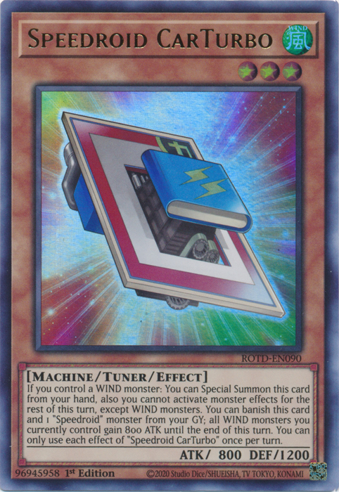Speedroid CarTurbo [ROTD-EN090] Ultra Rare | L.A. Mood Comics and Games