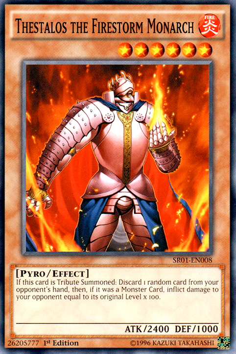 Thestalos the Firestorm Monarch [SR01-EN008] Common | L.A. Mood Comics and Games