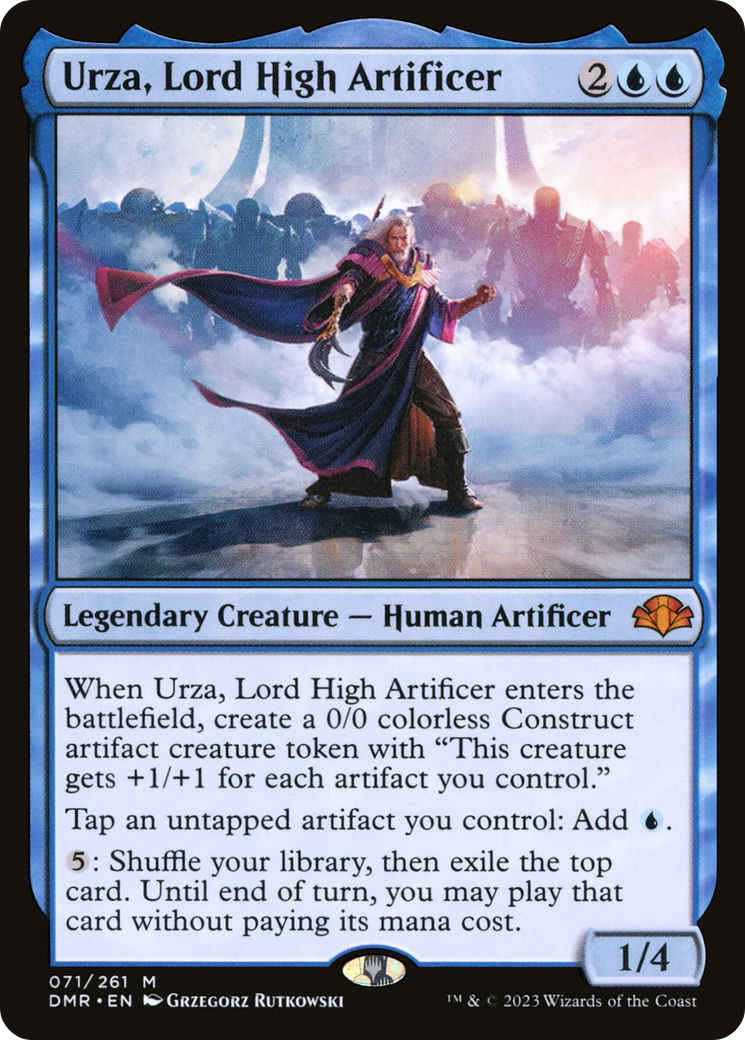 Urza, Lord High Artificer [Dominaria Remastered] | L.A. Mood Comics and Games