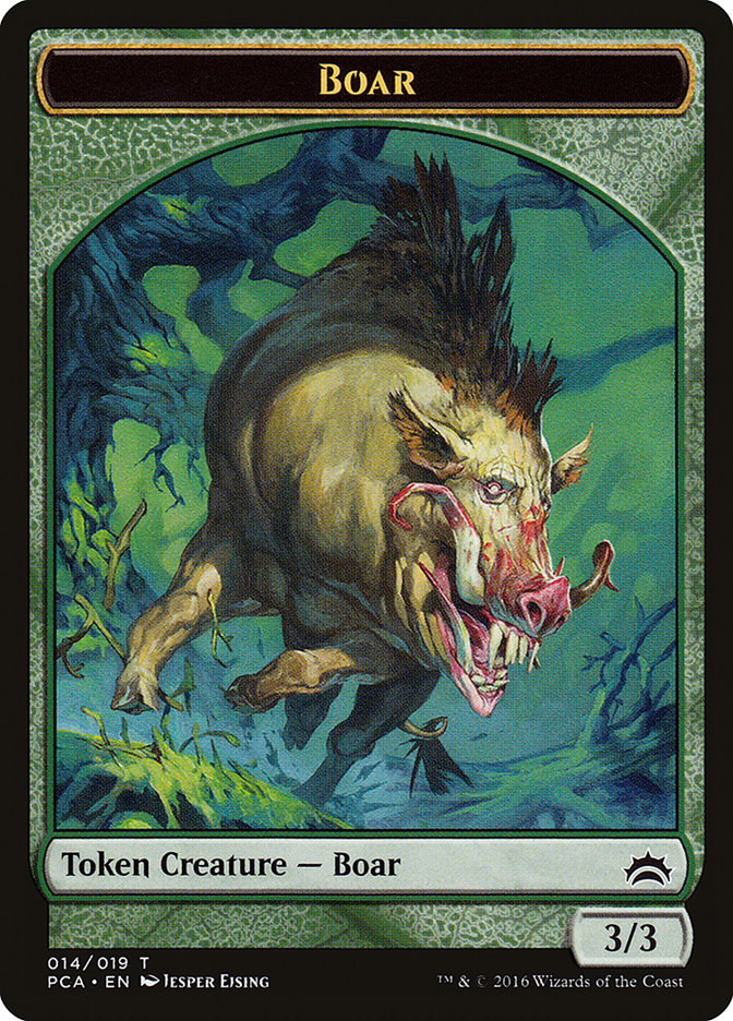 Boar Token [Planechase Anthology Tokens] | L.A. Mood Comics and Games