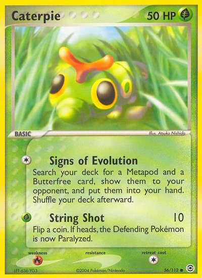 Caterpie (56/112) [EX: FireRed & LeafGreen] | L.A. Mood Comics and Games