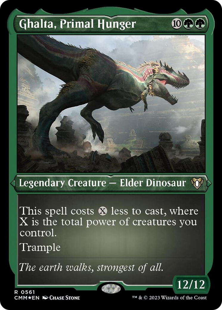 Ghalta, Primal Hunger (Foil Etched) [Commander Masters] | L.A. Mood Comics and Games