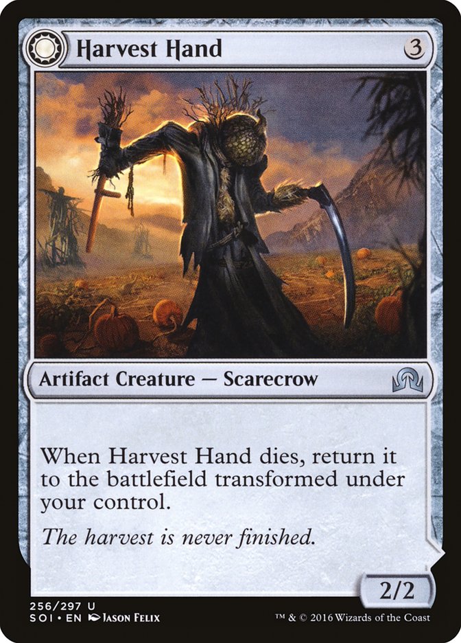 Harvest Hand // Scrounged Scythe [Shadows over Innistrad] | L.A. Mood Comics and Games