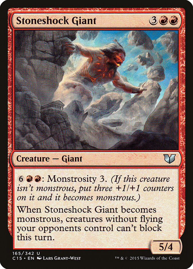 Stoneshock Giant [Commander 2015] | L.A. Mood Comics and Games