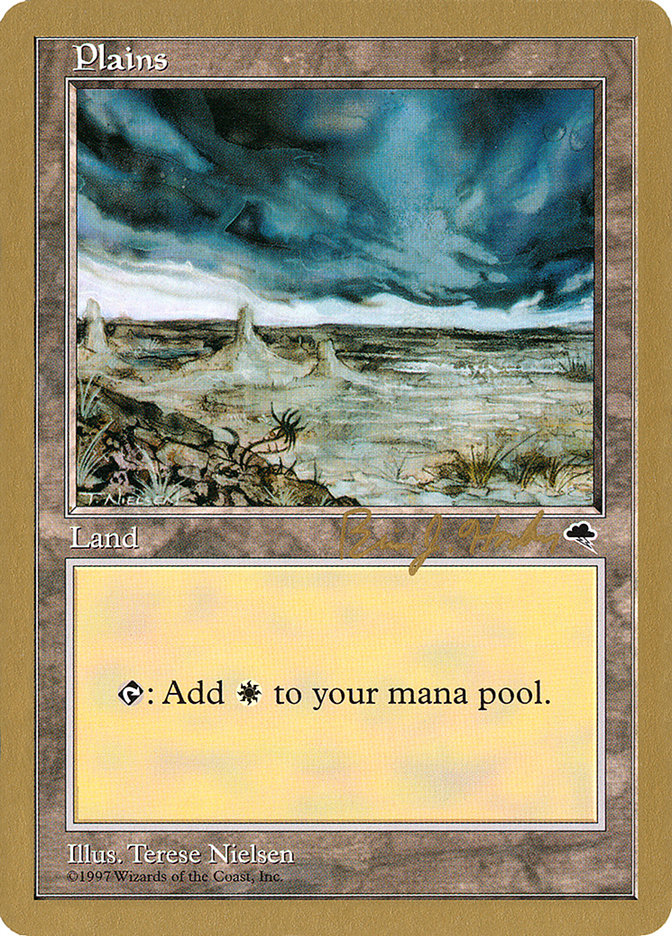 Plains (bh334) (Brian Hacker) [World Championship Decks 1998] | L.A. Mood Comics and Games