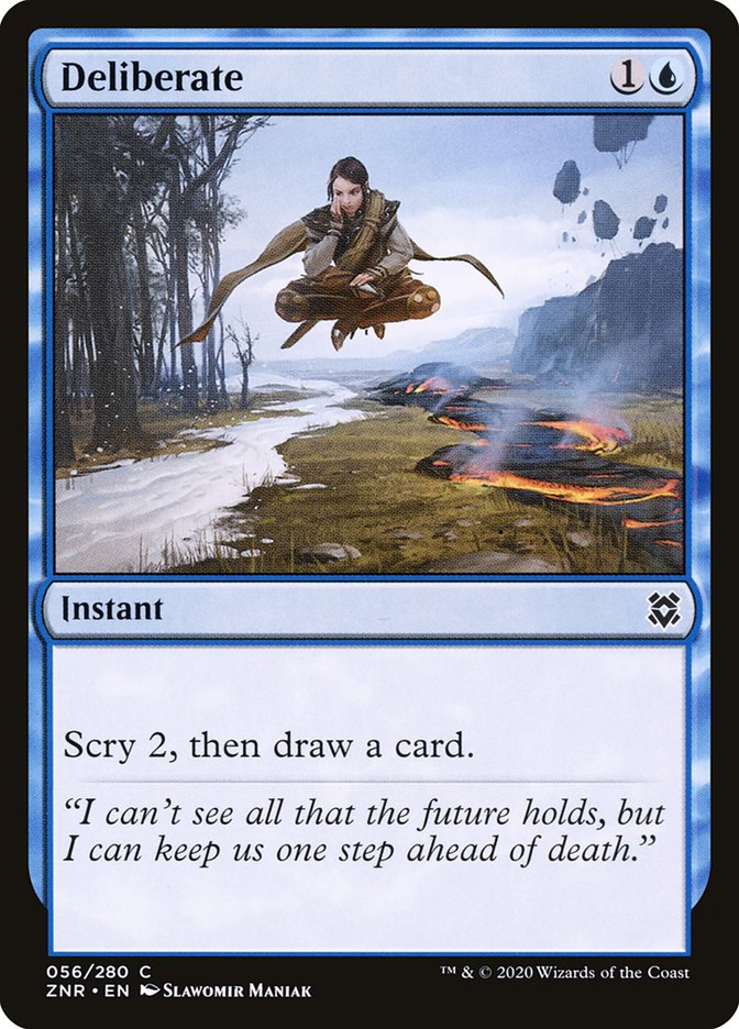 Deliberate [Zendikar Rising] | L.A. Mood Comics and Games