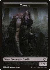Zombie // Dog Illusion Double-Sided Token [Dungeons & Dragons: Adventures in the Forgotten Realms Tokens] | L.A. Mood Comics and Games