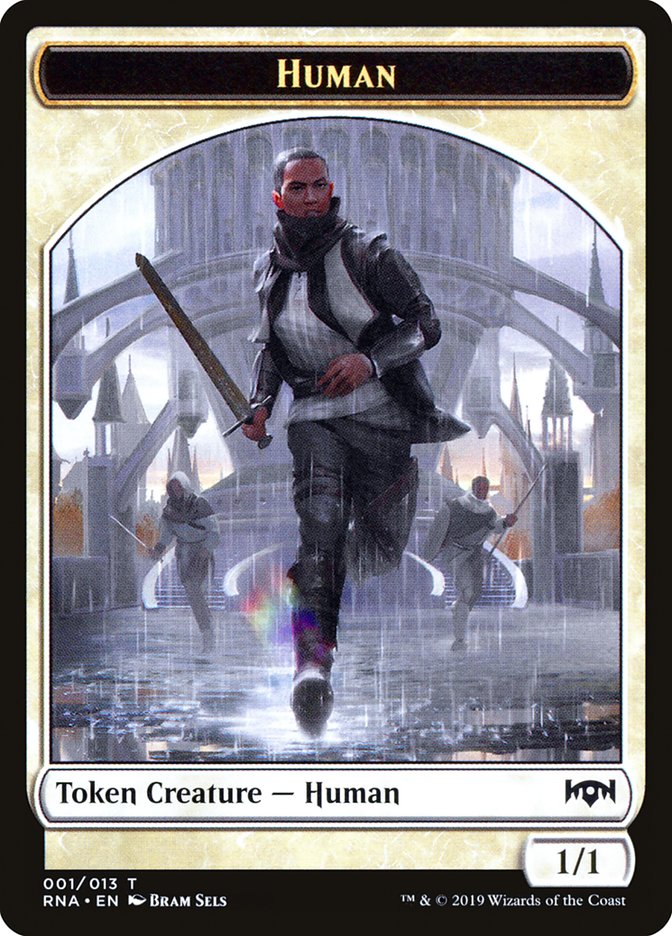 Human Token [Ravnica Allegiance Tokens] | L.A. Mood Comics and Games