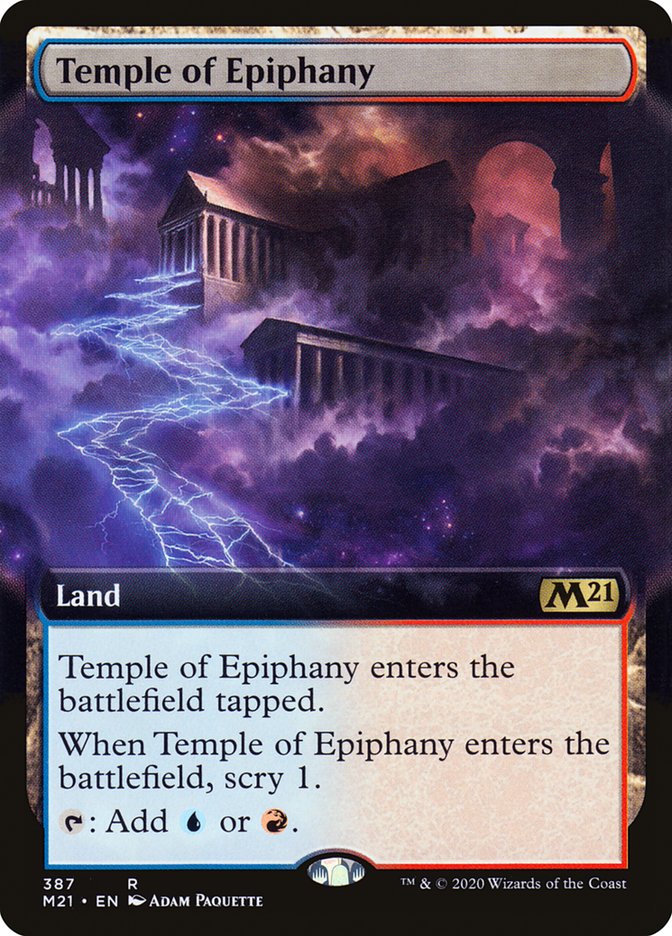 Temple of Epiphany (Extended Art) [Core Set 2021] | L.A. Mood Comics and Games