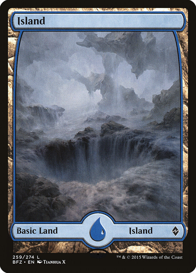 Island (259) (Full Art) [Battle for Zendikar] | L.A. Mood Comics and Games